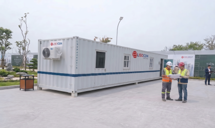 Container Văn Phòng 40feet: Giải Pháp Văn Phòng Điều Hành Dự Án Chuyên Nghiệp